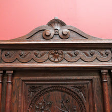 Load image into Gallery viewer, x SOLD Antique French Hall Seat, French Gothic Carved Blanket Box Bench Seat Hall Chair B10154
