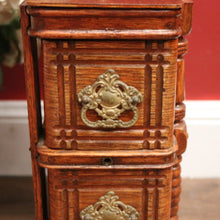 Load image into Gallery viewer, x SOLDAntique Singer Sewing Machine Chest of drawers, Stackable 3 Drawer Chest, Handle B11222