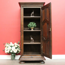 Load image into Gallery viewer, x SOLD Antique French Linen Press, Armoire Wardrobe.  Single Door Pantry Broom Cupboard B10162
