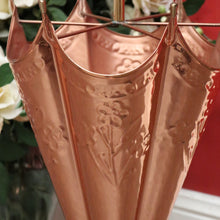 Load image into Gallery viewer, x SOLD Antique French 1960's Umbrella Holder, Copper Brass for Walking Stick Umbrellas. B9980