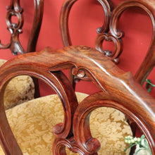 Load image into Gallery viewer, x SOLD Antique Dining Chairs, Set of 4 Antique Kitchen Chairs, English Mahogany Chairs B10311