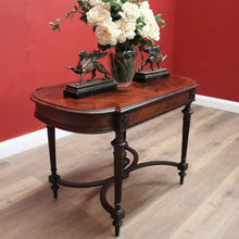 Load image into Gallery viewer, x SOLD Antique French Rosewood Sofa Table, Centre Table, Cross Stretcher Office Desk B11074