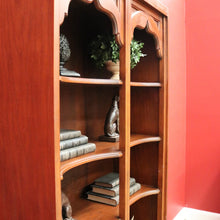 Load image into Gallery viewer, x SOLD Vintage Drexel, Van Treight Bookcase Cabinet, Gothic Style Display Cupboard. B10289