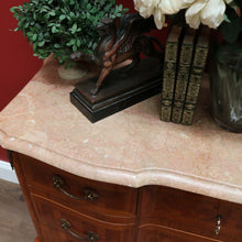 Load image into Gallery viewer, x SOLD Antique French Chest of Drawers with Marble Top, Hall Cabinet Cupboard Sideboard B10570