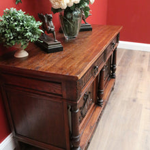 Load image into Gallery viewer, x SOLD Antique French Oak Sideboard, 2 Drawer Sideboard TV Cabinet Unit Hall Cupboard B10541