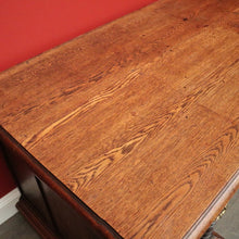 Load image into Gallery viewer, x SOLD Antique French Oak Office Desk, French Twin Pedestal Desk, 3 Drawer Desk in Oak. B10255