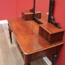 Load image into Gallery viewer, x SOLD Antique Dressing Table, Heal and Son Mirror Back Dressing Table, Trinket Drawers B11066