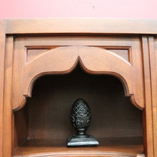 Load image into Gallery viewer, x SOLD Vintage Drexel, Van Treight Bookcase Cabinet, Gothic Style Display Cupboard. B10289