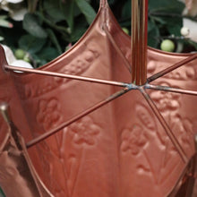 Load image into Gallery viewer, x SOLD Antique French 1960's Umbrella Holder, Copper Brass for Walking Stick Umbrellas. B9980