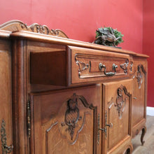 Load image into Gallery viewer, x SOLD Antique French Sideboard French Oak Breakfront 4 Door Sideboard Cabinet Cupboard B10946