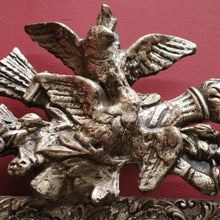 Load image into Gallery viewer, x SOLD Antique French Wall Mirror, Gilt Timber and Gesso Frame. Bird, Torch, Quiver B11179