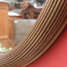 Load image into Gallery viewer, x SOLD Antique French Mirror, Oval hall Bedroom Mirror with Ribbon Bows to the Top B10657