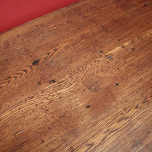 Load image into Gallery viewer, x SOLD Antique French Oak Office Desk, French Twin Pedestal Desk, 3 Drawer Desk in Oak. B10255