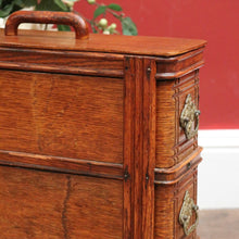 Load image into Gallery viewer, x SOLDAntique Singer Sewing Machine Chest of drawers, Stackable 3 Drawer Chest, Handle B11222