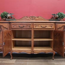 Load image into Gallery viewer, x SOLD Antique French Sideboard French Oak Breakfront 4 Door Sideboard Cabinet Cupboard B10946