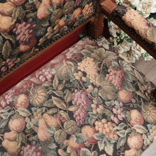 Load image into Gallery viewer, x SOLD Antique French Hall Settle Hall Seat Oak and Tapestry French Bench Seat Armchair B10810