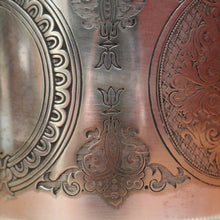 Load image into Gallery viewer, x SOLD Antique Silver Plate Biscuit Barrel Lift Lid Embossed Body Antique Lidded Vessel. B11244