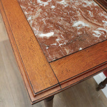 Load image into Gallery viewer, x SOLD Antique French Dressing Table, Walnut, Mirror and Marble Desk, Hall Table B11088