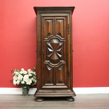 Load image into Gallery viewer, x SOLD Antique French Linen Press, Armoire Wardrobe.  Single Door Pantry Broom Cupboard B10162