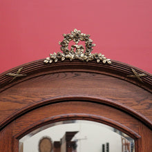 Load image into Gallery viewer, x SOLD Antique French Oak & Mirror Door Wardrobe Armoire with Bevelled Mirrors, Gilt Brass mounts with drawers. B10531