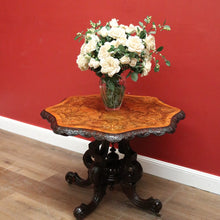 Load image into Gallery viewer, x SOLD Antique English Table, Burr Walnut and Inlay Sofa Table Side Table or Lamp Table B11255