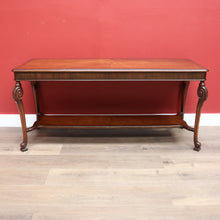 Load image into Gallery viewer, x SOLD Antique French Walnut Hall Table, Sofa Table, Foyer Entry Table, Tier to Base B10647