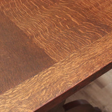 Load image into Gallery viewer, x SOLD Antique French Oak Table, Foyer Entry Table, Desk. Cross Pedestal Dining Table B10561
