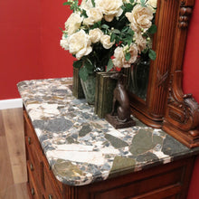 Load image into Gallery viewer, x SOLD Antique French Chest of Drawers Mirror Back Dressing Table, Antique Hall Cabinet B10822