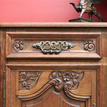 Load image into Gallery viewer, x SOLD Antique French Oak Sideboard, French 3 Door 3 Drawer Sideboard Cabinet Cupboard B10318