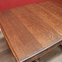 Load image into Gallery viewer, x SOLD Antique French Desk, Stretcher Base Desk or Table for Four. Antique Office Desk B10870