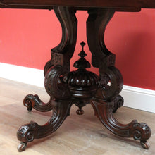 Load image into Gallery viewer, x SOLD Antique English Table, Burr Walnut and Inlay Sofa Table Side Table or Lamp Table B11255