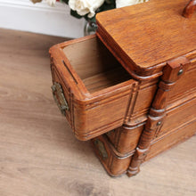 Load image into Gallery viewer, x SOLDAntique Singer Sewing Machine Chest of drawers, Stackable 3 Drawer Chest, Handle B11222