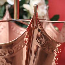 Load image into Gallery viewer, x SOLD Antique French 1960's Umbrella Holder, Copper Brass for Walking Stick Umbrellas. B9980