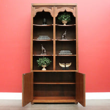 Load image into Gallery viewer, x SOLD Vintage Drexel, Van Treight Bookcase Cabinet, Gothic Style Display Cupboard. B10289