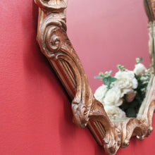 Load image into Gallery viewer, x SOLD Vintage Gilt Frame Mirror, Gilt Gold Octagonal 'C' Scroll Mirror, Wall Mirror B10997