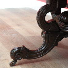 Load image into Gallery viewer, x SOLD Antique English Table, Burr Walnut and Inlay Sofa Table Side Table or Lamp Table B11255