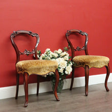 Load image into Gallery viewer, x SOLD Pair of Vintage Chairs, Hall Chairs, Dining Kitchen Chairs, Side Chairs B10312