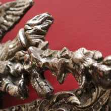 Load image into Gallery viewer, x SOLD Antique French Wall Mirror, Gilt Timber and Gesso Frame. Bird, Torch, Quiver B11179