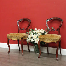 Load image into Gallery viewer, x SOLD Pair of Vintage Chairs, Hall Chairs, Dining Kitchen Chairs, Side Chairs B10312