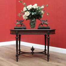 Load image into Gallery viewer, x SOLD Antique French Rosewood Sofa Table, Centre Table, Cross Stretcher Office Desk B11074