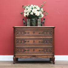 Load image into Gallery viewer, Antique French Oak Chest of Drawers, Antique French Hall Cupboard with Drawer B10866
