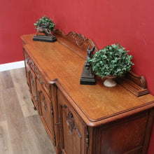Load image into Gallery viewer, x SOLD Antique French Sideboard French Oak Breakfront 4 Door Sideboard Cabinet Cupboard B10946