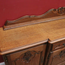 Load image into Gallery viewer, x SOLD Antique French Sideboard French Oak Breakfront 4 Door Sideboard Cabinet Cupboard B10946