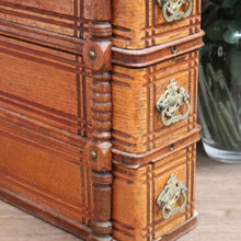 Load image into Gallery viewer, x SOLD Antique Singer Sewing Machine Chest of drawers, Stackable 3 Drawer Chest, Handle B11223