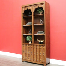 Load image into Gallery viewer, x SOLD Vintage Van Treight, Drexel Bookcase Cabinet, Gothic Style Display Open Cupboard. B10290