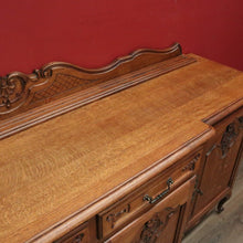 Load image into Gallery viewer, x SOLD Antique French Sideboard French Oak Breakfront 4 Door Sideboard Cabinet Cupboard B10946