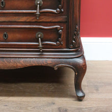 Load image into Gallery viewer, x SOLD Antique French Chest of Drawers, Lamp Table, Hall Cabinet, Marble Top Chest B10569
