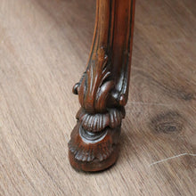Load image into Gallery viewer, x SOLD Antique French Walnut Centre Table, Hall, Foyer, Sofa Table Carved Apron & Legs  B10644
