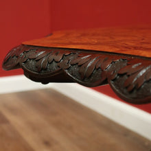 Load image into Gallery viewer, x SOLD Antique English Table, Burr Walnut and Inlay Sofa Table Side Table or Lamp Table B11255