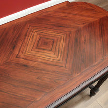 Load image into Gallery viewer, x SOLD Antique French Rosewood Sofa Table, Centre Table, Cross Stretcher Office Desk B11074